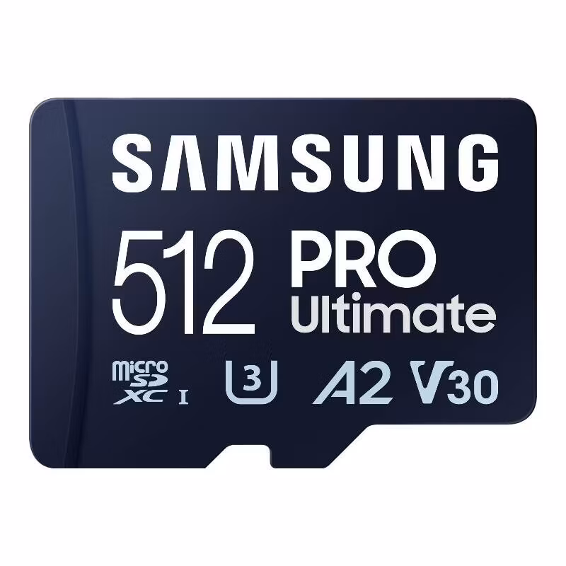 SAMSUNG PRO Ultimate microSD 512 GB, memory card (dark blue, UHS-I U1, Class 10, V10, A1)