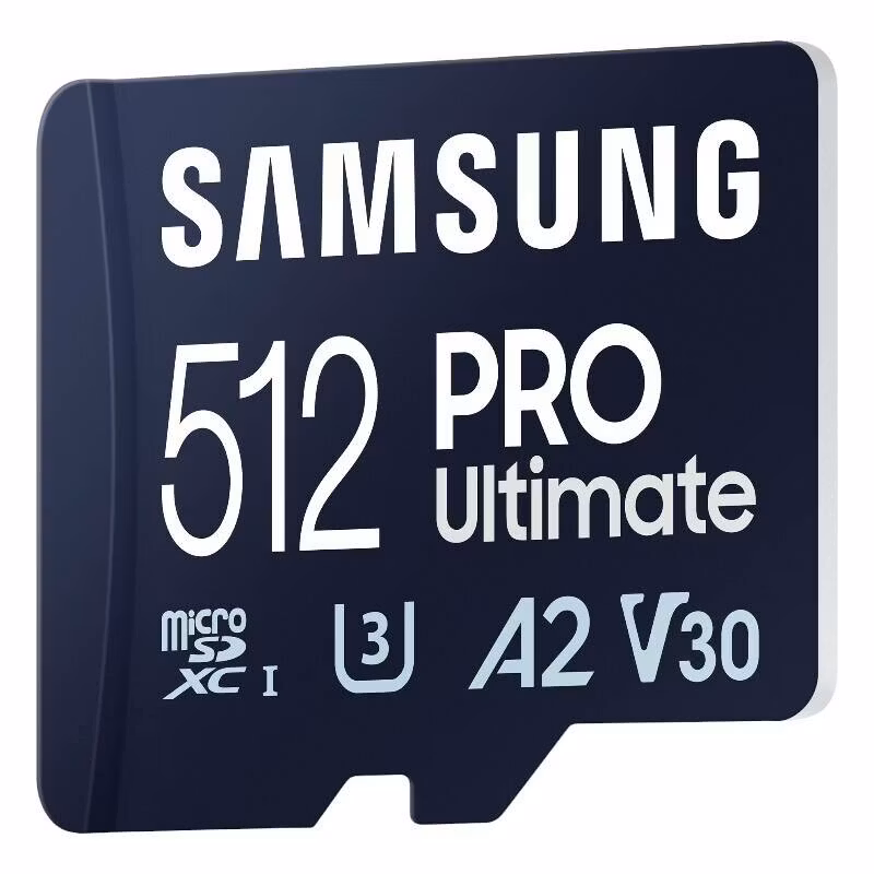 SAMSUNG PRO Ultimate microSD 512 GB, memory card (dark blue, UHS-I U1, Class 10, V10, A1)