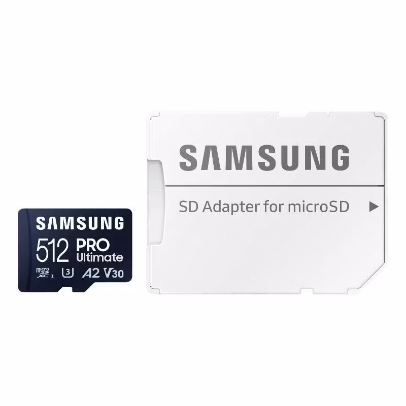 SAMSUNG PRO Ultimate microSD 512 GB, memory card (dark blue, UHS-I U1, Class 10, V10, A1)