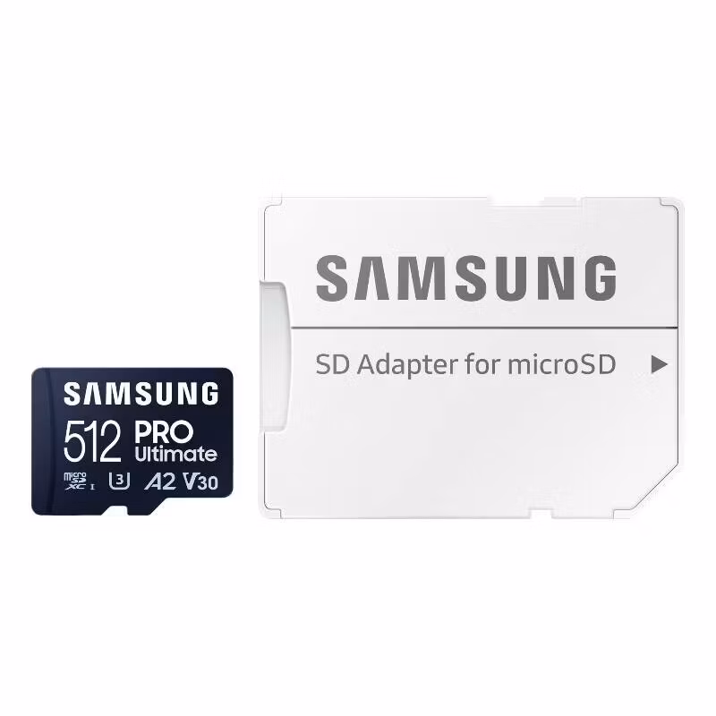 SAMSUNG PRO Ultimate microSD 512 GB, memory card (dark blue, UHS-I U1, Class 10, V10, A1)