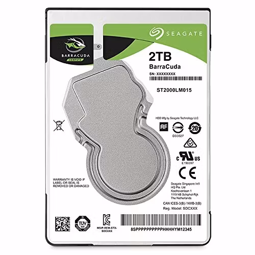 Seagate 2TB ST2000LM015 BarraCuda - SATA - 2.5