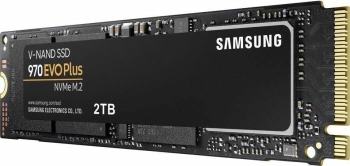 Samsung 970 EVO Plus 2 TB Solid State Drive (black, PCIe Gen 3 x4, M.2 2280)
