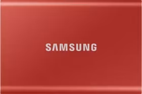Samsung Portable SSD T7 1TB, external SSD (red, USB-C 3.2 (10 Gbit / s), external)