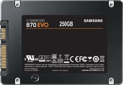 Samsung 870 EVO 250 GB, SSD (SATA 6 GB / s, 2.5 inch, internal)