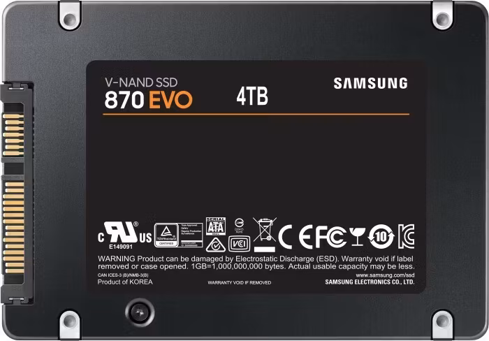 Samsung 870 EVO 4 TB, SSD