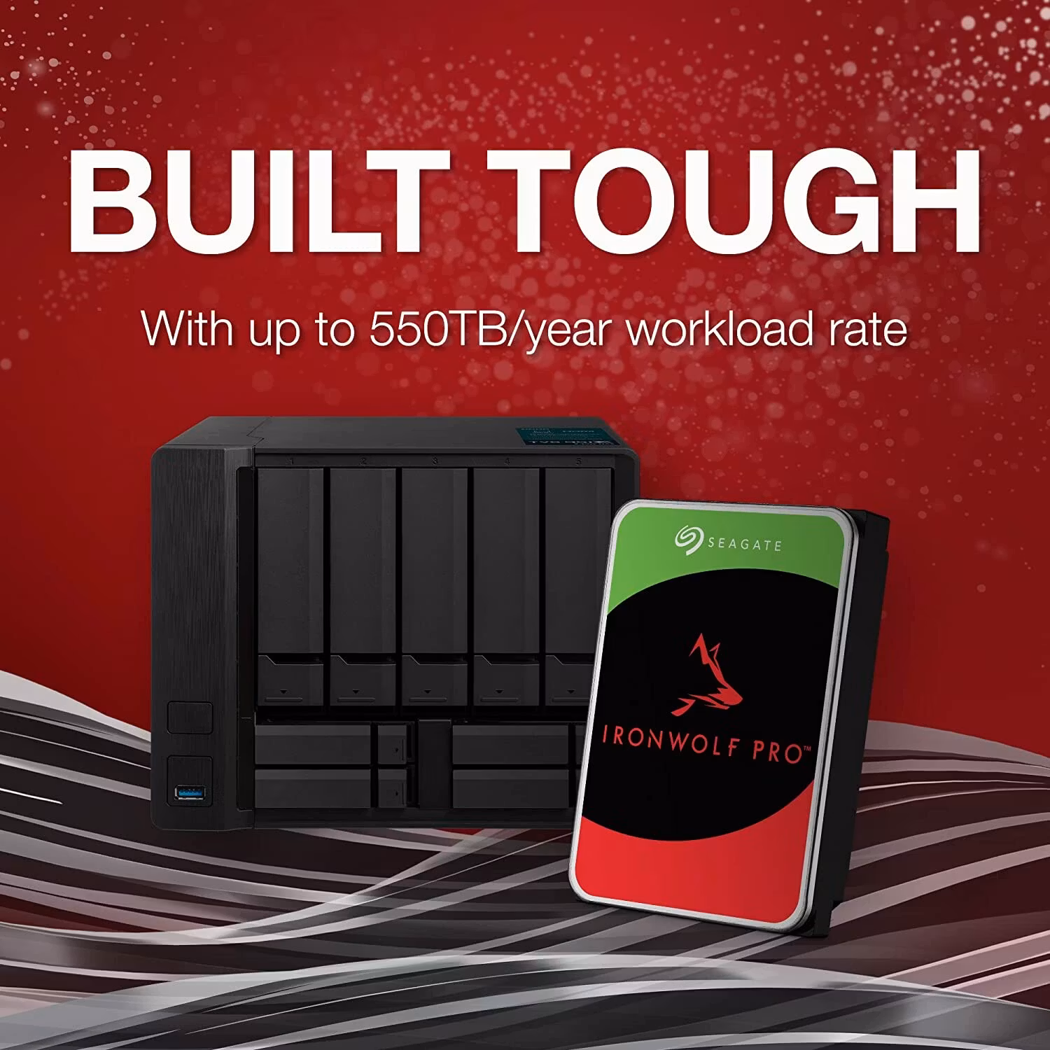 Seagate IronWolf Pro Harddisk ST8000NT001 8TB 3.5" SATA-600 7200rpm