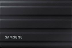 Samsung Portable SSD T7 Shield 4 TB, External SSD (black, USB-C 3.2 Gen 2 (10 Gbit/s), external)