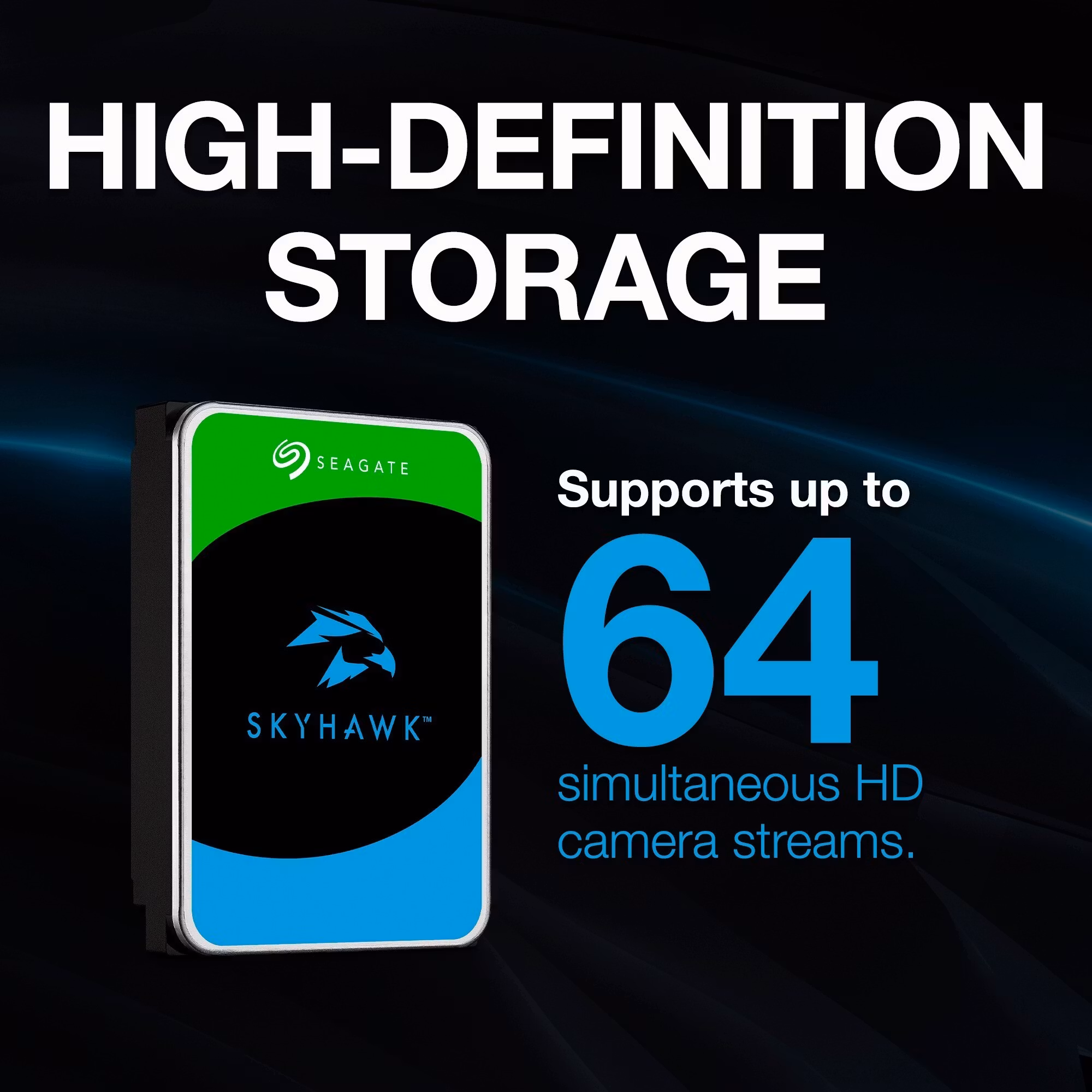 Seagate SkyHawk 2 TB Hard Drive (SATA 6 Gb/s, 3.5")