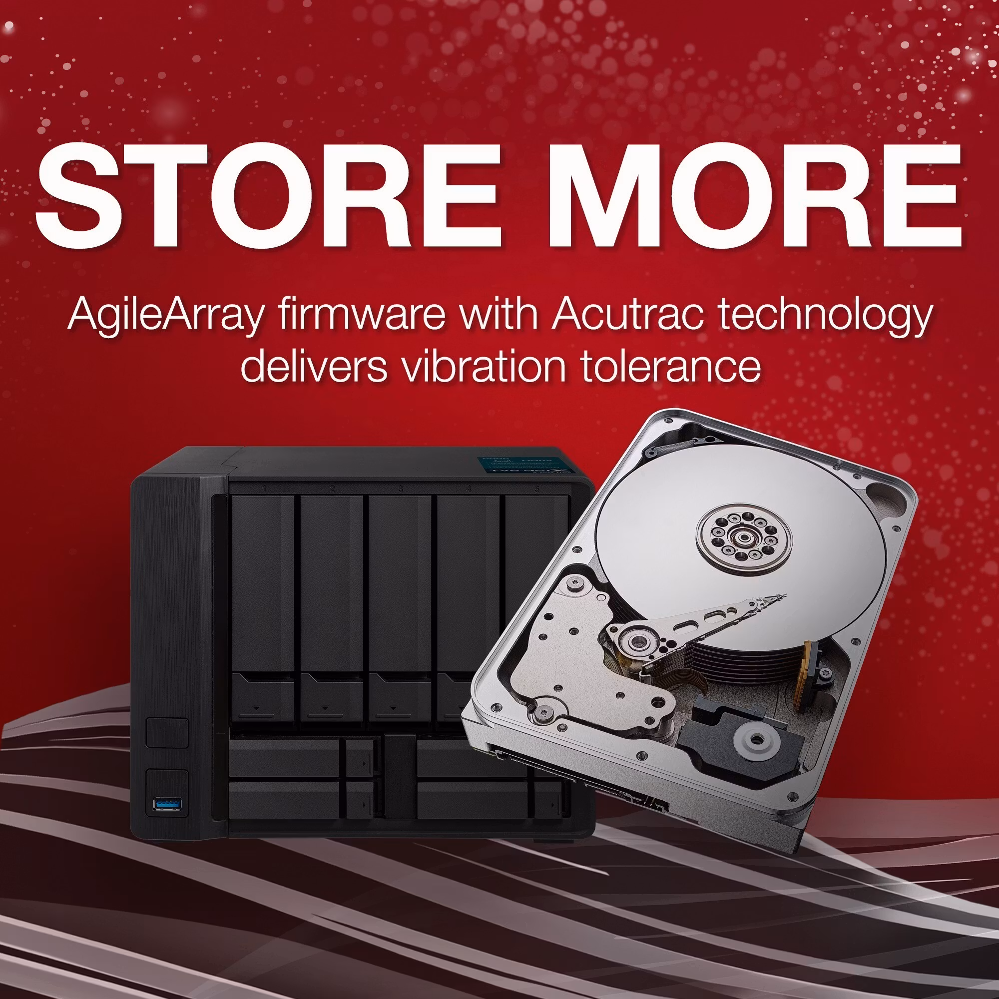 Seagate IronWolf NAS 8 TB CMR, hard drive (SATA 6 Gb/s, 3.5")