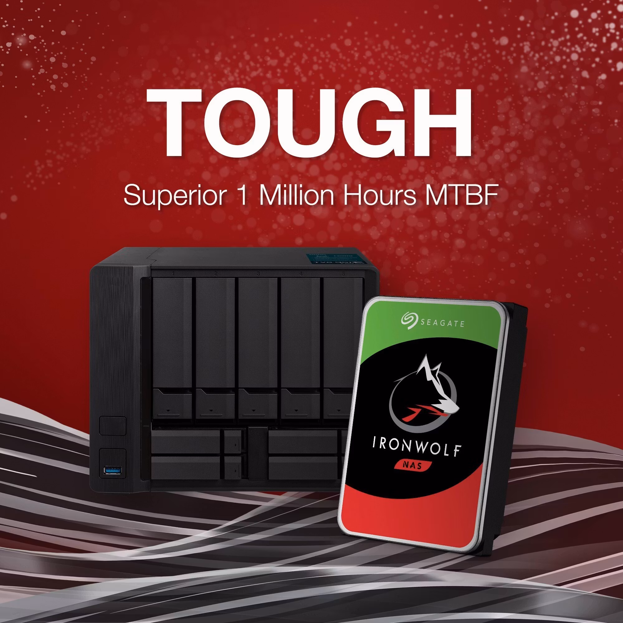Seagate IronWolf NAS 8 TB CMR, hard drive (SATA 6 Gb/s, 3.5")