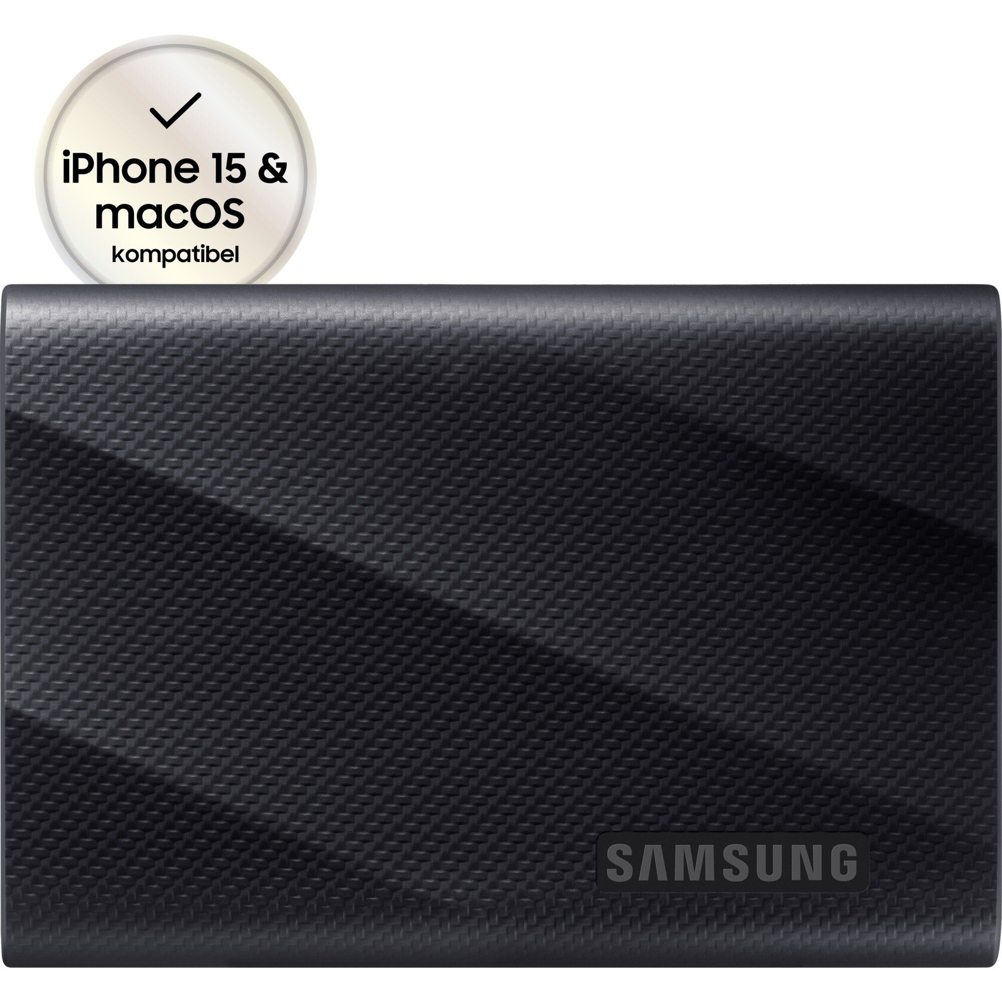 SAMSUNG Portable SSD T9 2 TB, External SSD (black, USB 3.2 Gen 2x2 (20Gbps)