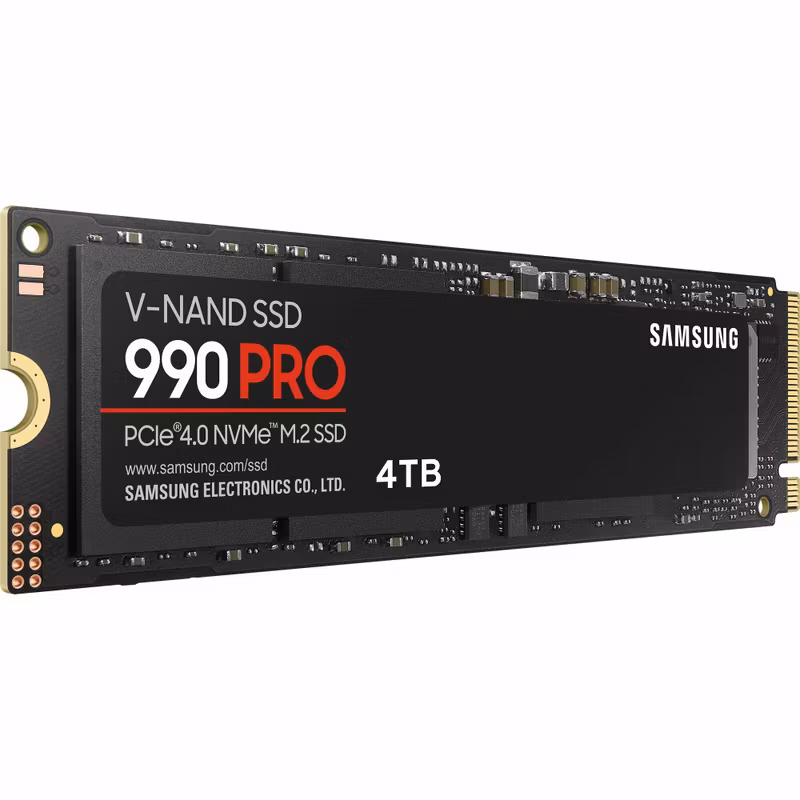 Samsung 990 PRO PCIe 4.0 NVMe M.2 SSD 4TB