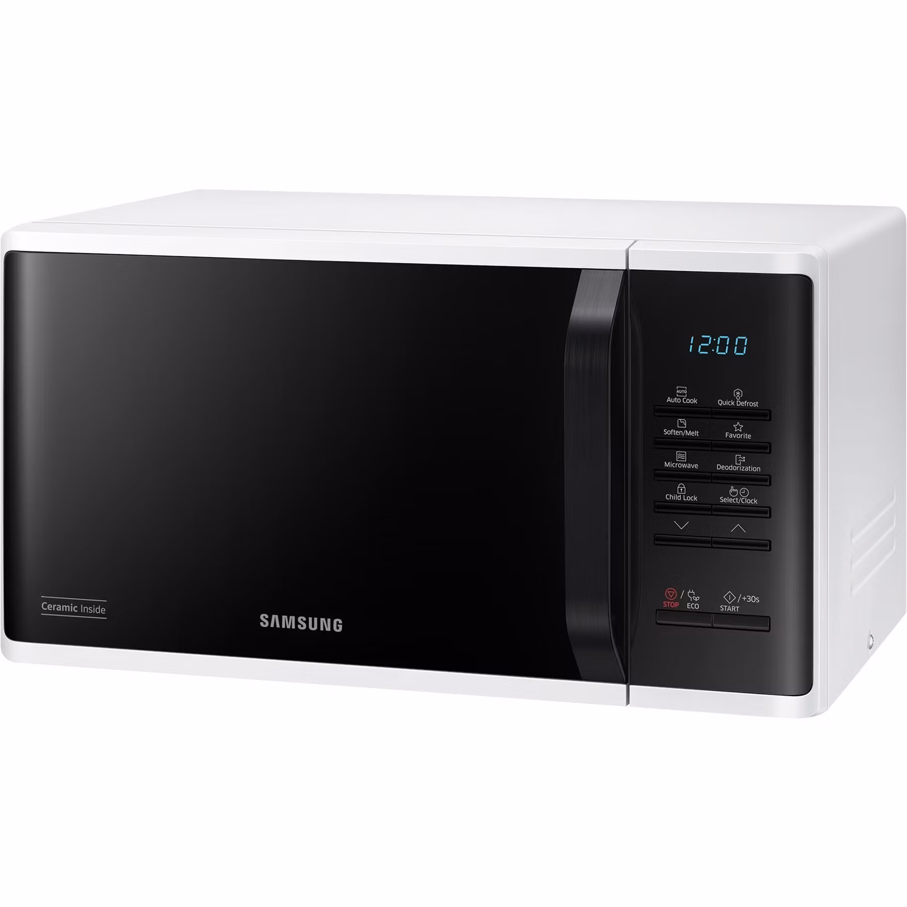 SAMSUNG MS23K3513AW/EN, microwave (black/white)
