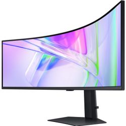 SAMSUNG ViewVinity S95UC S49C950UA, LED monitor - 49 - black, DWQHD, VA, curved, HDMI, DP, USB-C, 120Hz panel)