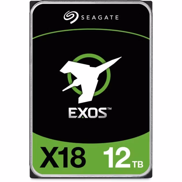 Seagate Exos X18 12 TB hårddisk (SATA 6 Gb/s, 3.5")