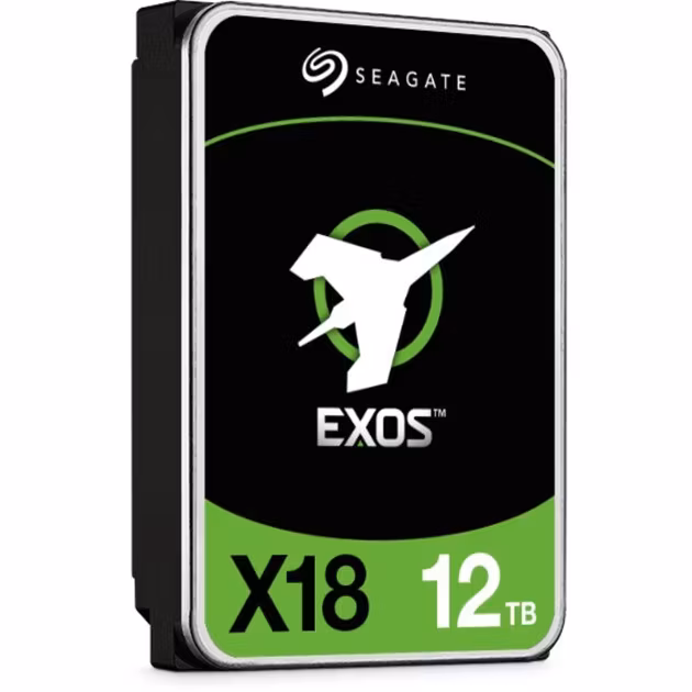 Seagate Exos X18 12 TB hårddisk (SATA 6 Gb/s, 3.5")