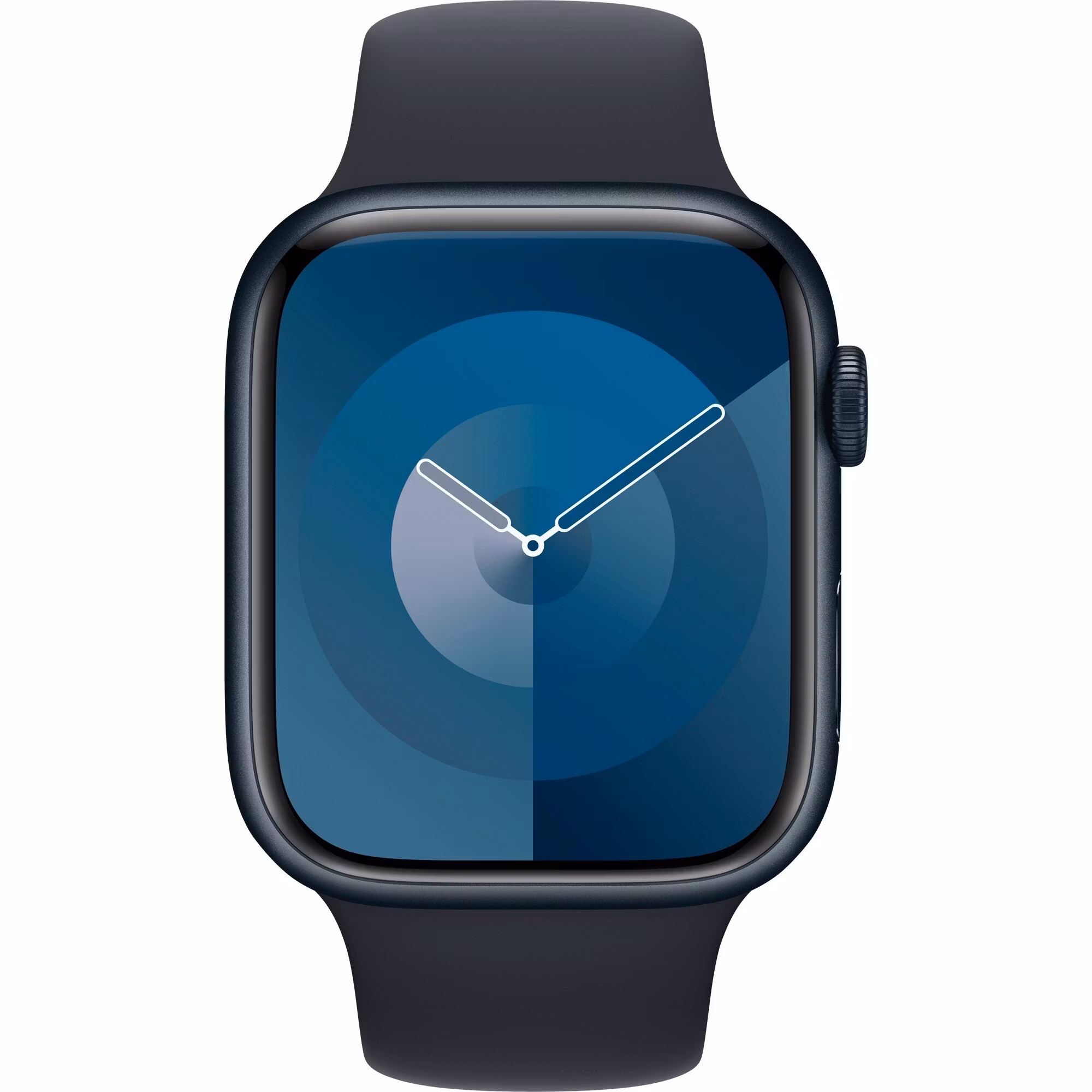 Apple Watch Series 9 Smartwatch Dark blue/dark blue aluminum 45 mm sports band Cellular