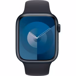 Apple Watch Series 9 Smartwatch Dark blue/dark blue aluminum 45 mm sports band Cellular