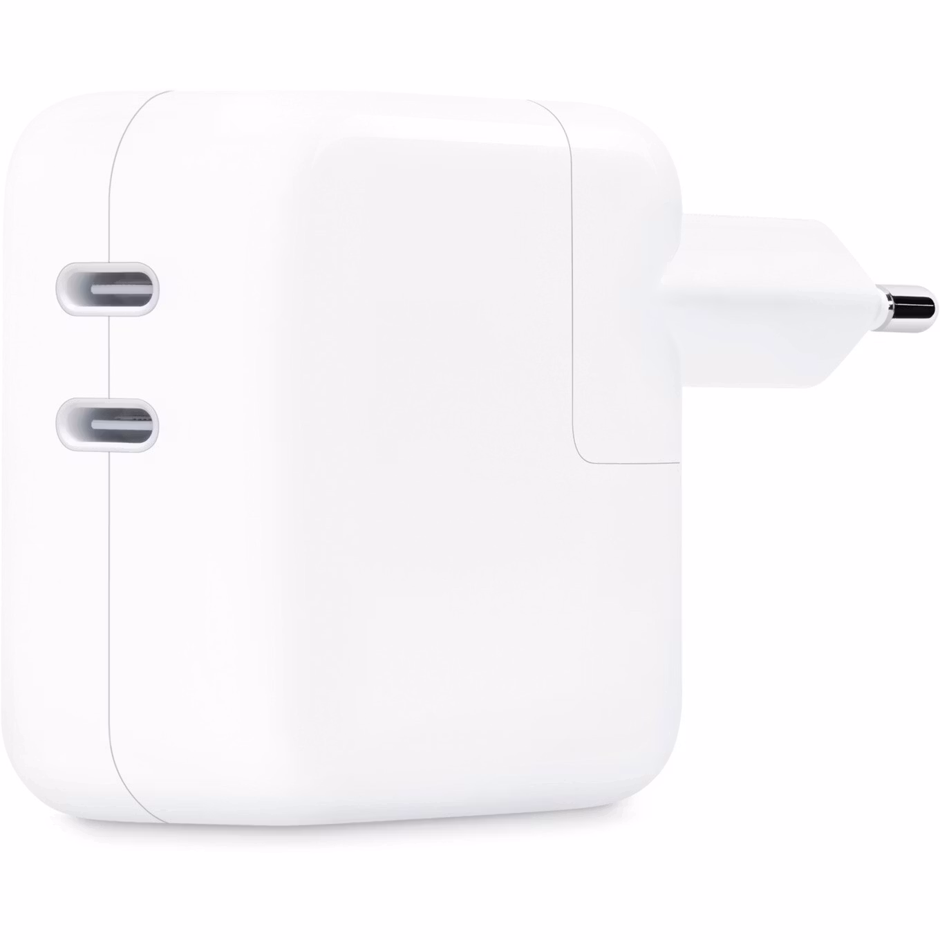 Apple Dual USB-C Power Adapter MW2K3ZM/A, 35 Watt, charger (white, 2x USB-C, without cable)