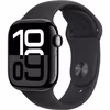 Apple Watch Series 10 GPS 42 mm Gagatsvart Svart sportband - S/M