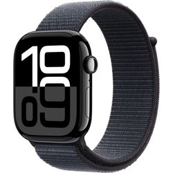 Apple Watch Series 10 GPS 46 mm Jetblack alum Sportloop