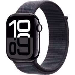 Apple Watch Series 10 GPS 46 mm Jetblack alum Sportloop