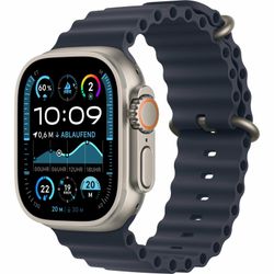 Apple Watch Ultra 2 Wifi + Cell Grey 49 mm Ocean strap black titanium case