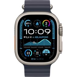 Apple Watch Ultra 2 Wifi + Cell Grey 49 mm Ocean strap black titanium case