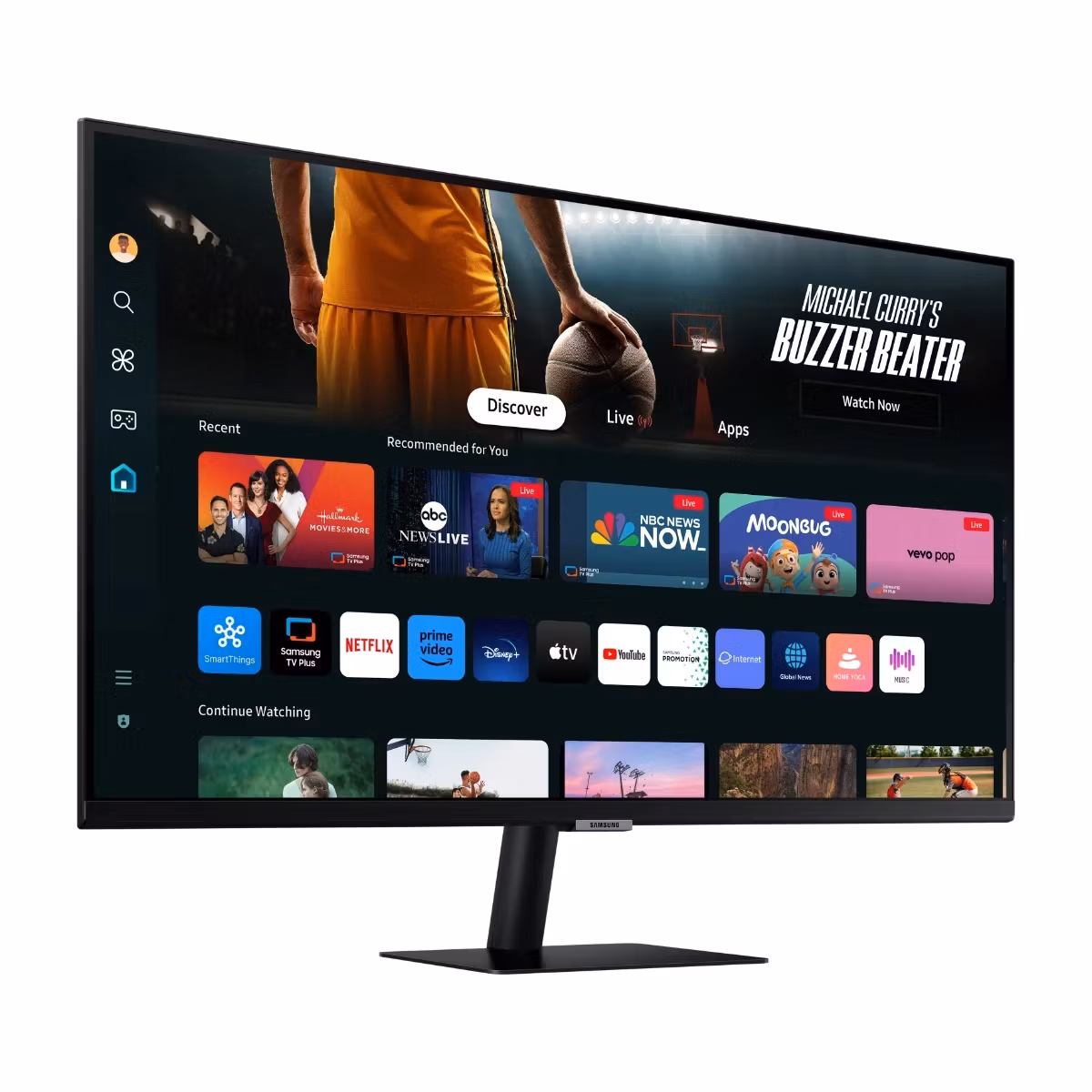 Samsung Smart Monitor M7 S32DM702 32" 4K UHD-skärm svart