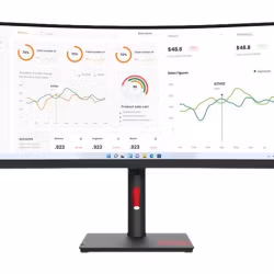 Lenovo ThinkVision T34w-30 34" Ultrawide Välvd Skärm