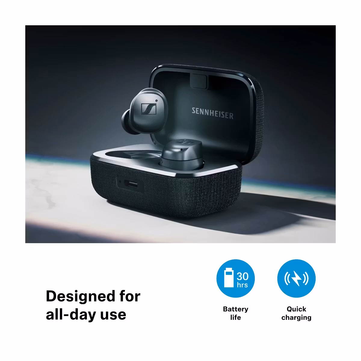 Sennheiser Momentum TW 4 Silver White