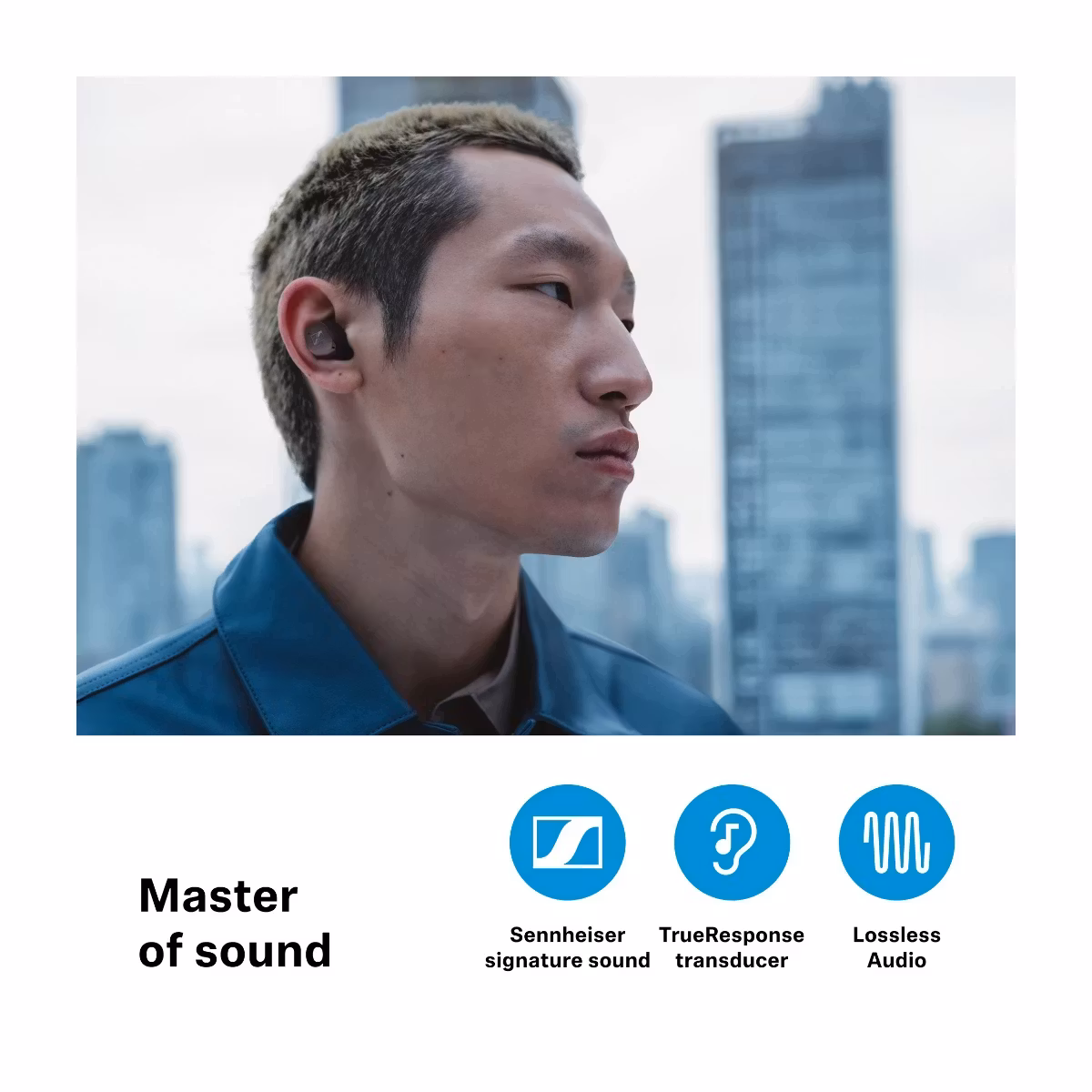 Sennheiser Momentum TW 4 Silver White