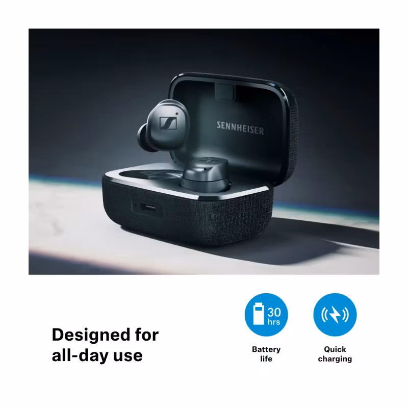 Sennheiser Momentum TW 4 Black Graphite