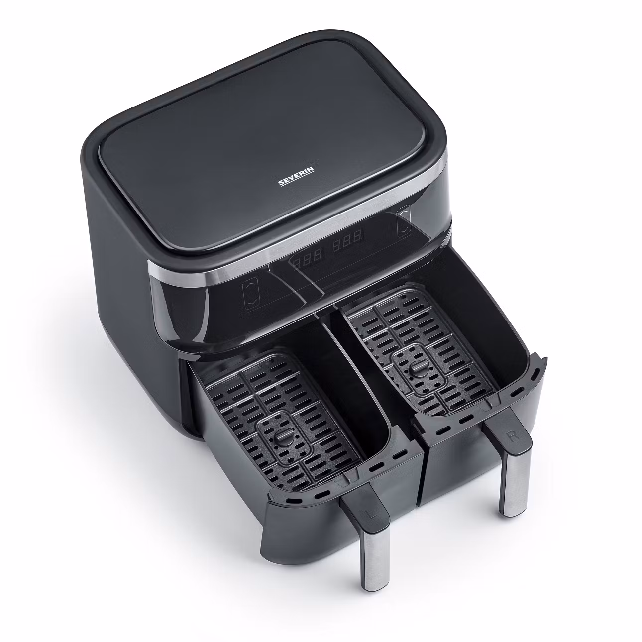 Severin AirFryer Dubbel 2X4L FR2453 2850w Svart