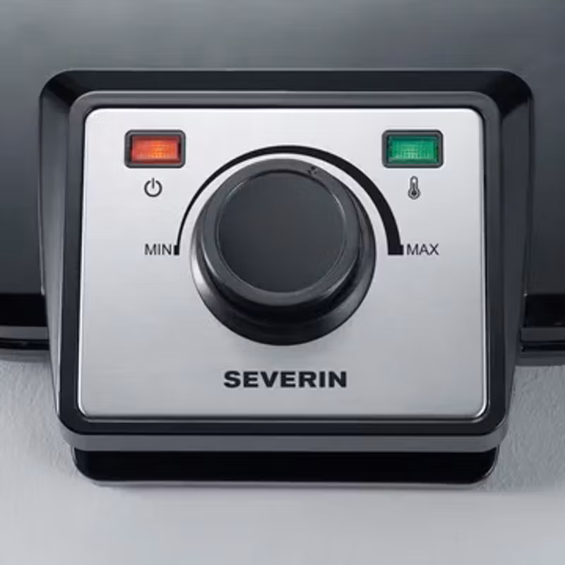 Severin WA 2106 Dubbelt våffeljärn Svart