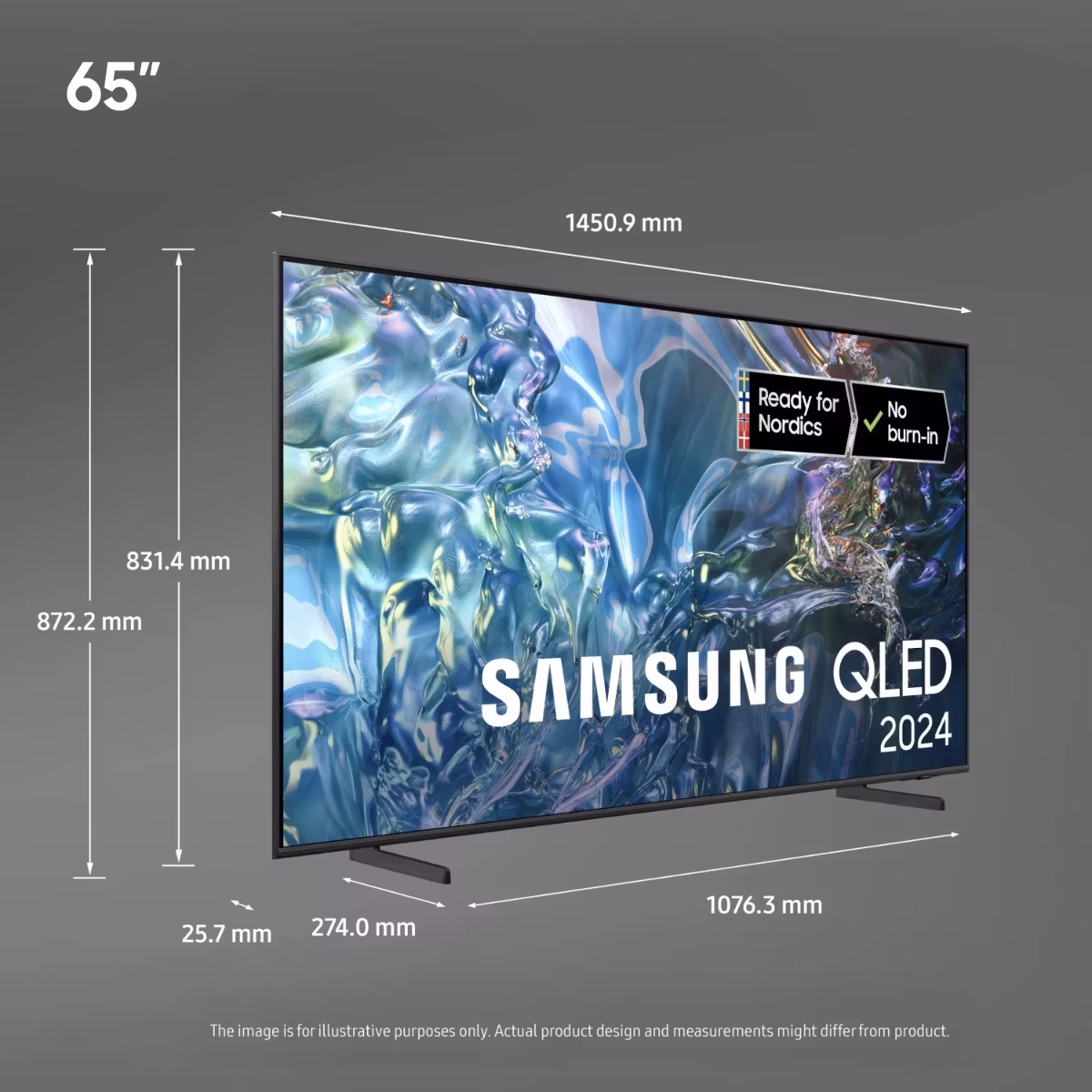 Samsung 65" 4K QLED TV TQ65Q60DAUXXC