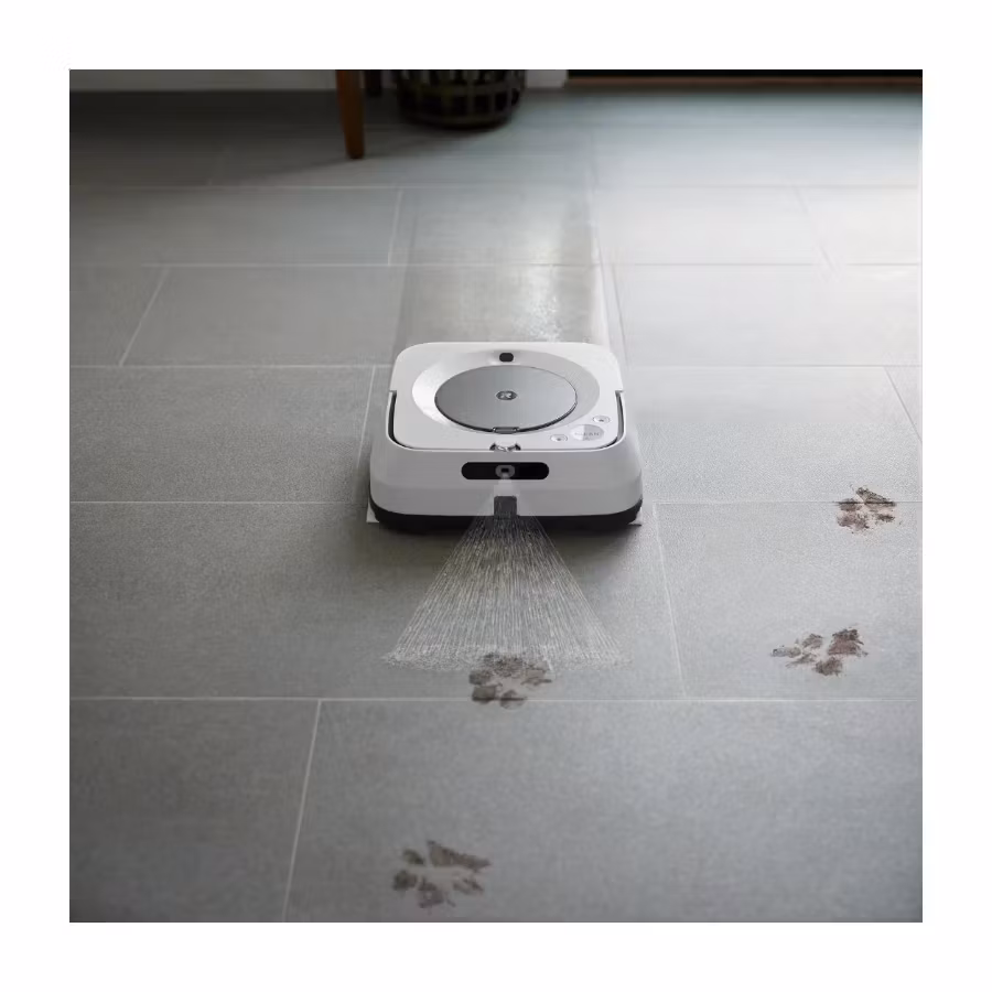 iRobot Braava jet m6 Robotgolvtvätt Vit och Grå