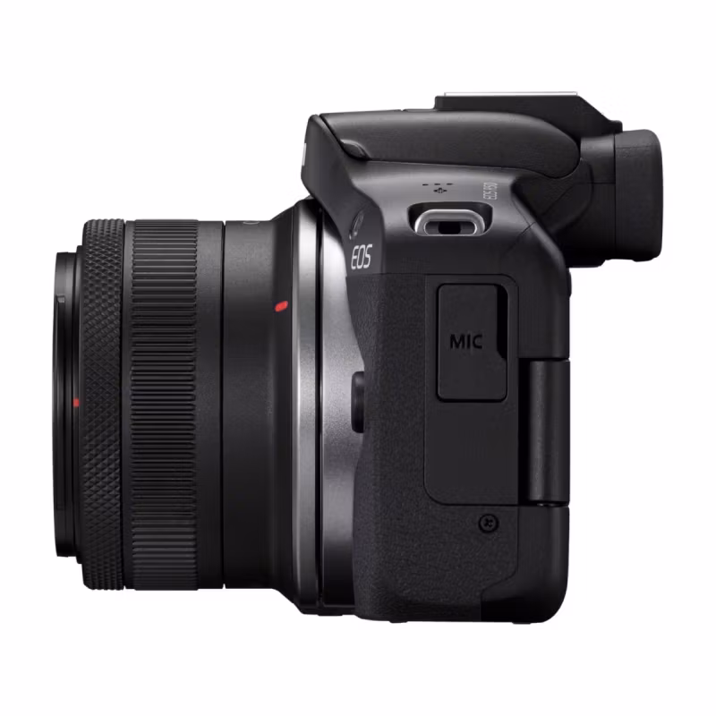 Canon Eos R50 Spegelfri kamera Svart + Rf-S 18–45 mm Is stm-objektiv