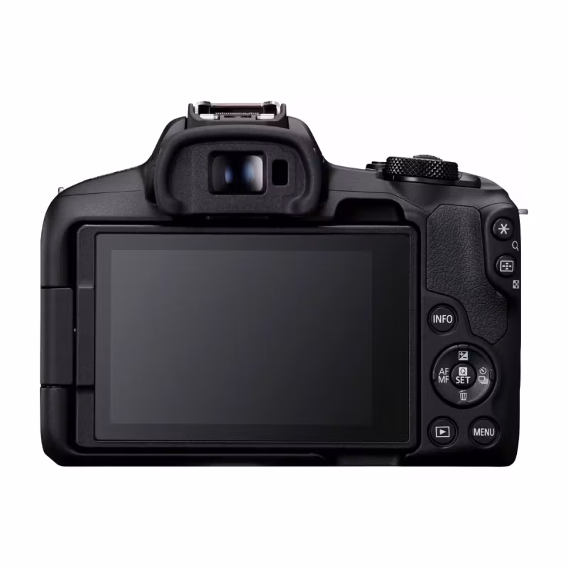 Canon Eos R50 Spegelfri kamera Svart + Rf-S 18–45 mm Is stm-objektiv