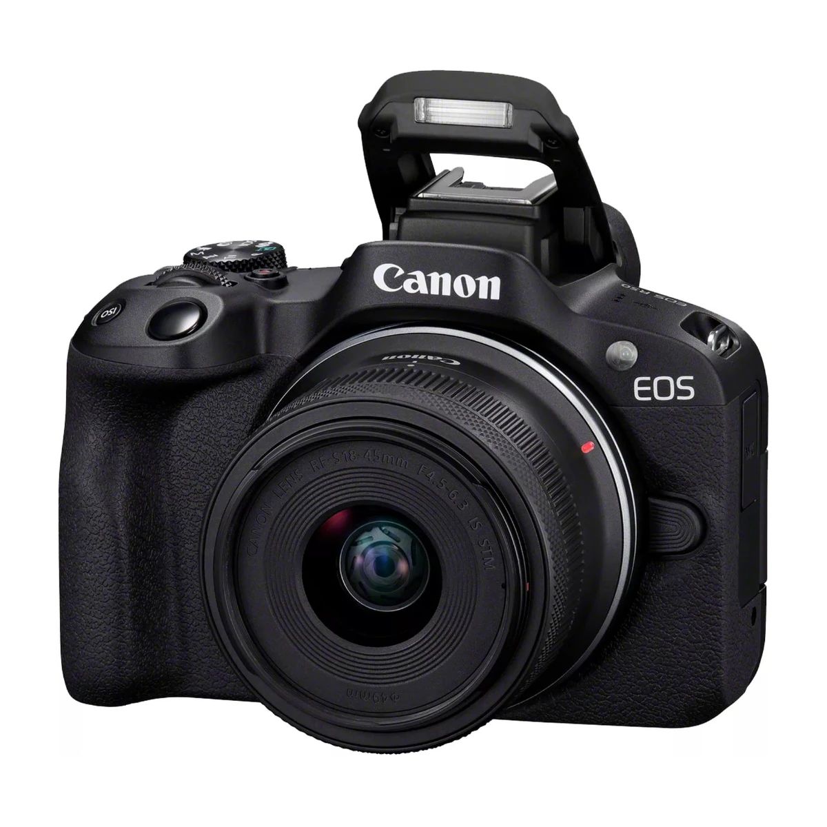 Canon Eos R50 Spegelfri kamera Svart + Rf-S 18–45 mm Is stm-objektiv