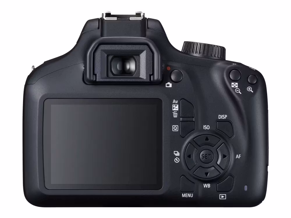 Canon EOS 4000D + 18-55/3,5-5,6 DC III Svart