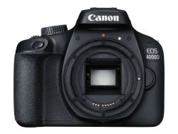 Canon EOS 4000D + 18-55/3,5-5,6 DC III Svart