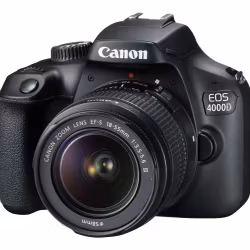 Canon EOS 4000D + 18-55/3,5-5,6 DC III Svart