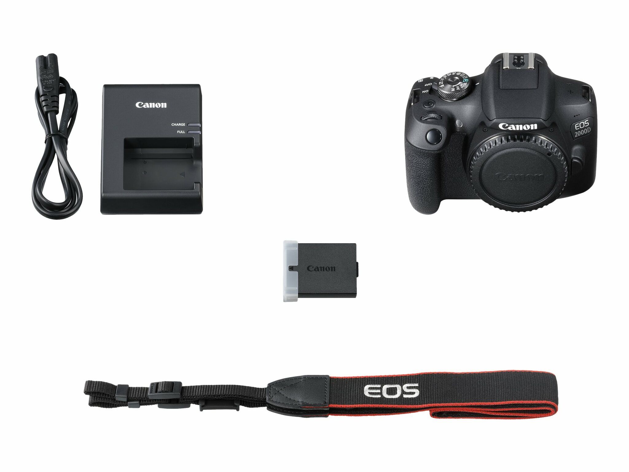 Canon EOS 2000D 24.1Megapixel Digitalkamera Svart