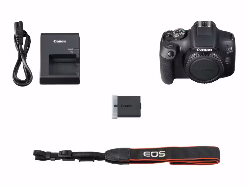 Canon EOS 2000D 24.1Megapixel Digitalkamera Svart