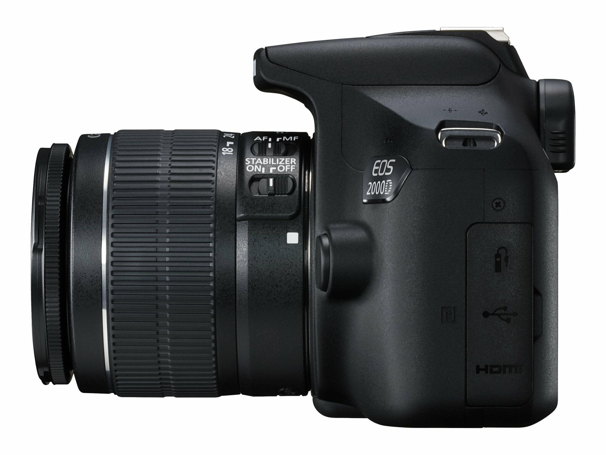 Canon EOS 2000D 24.1Megapixel Digitalkamera Svart