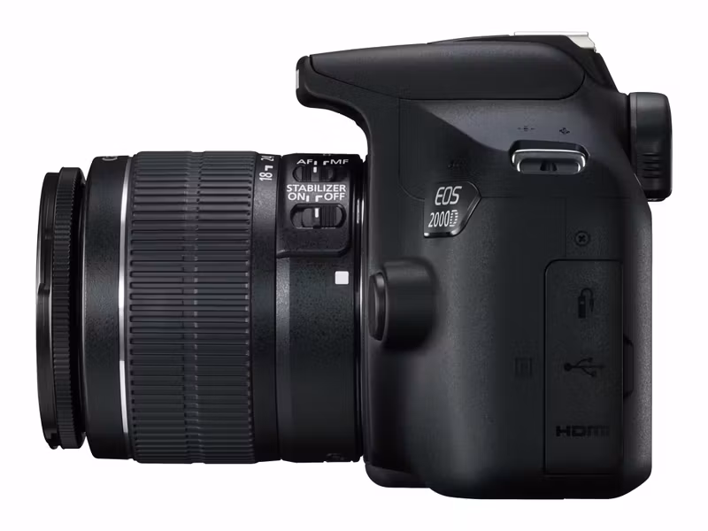 Canon EOS 2000D 24.1Megapixel Digitalkamera Svart