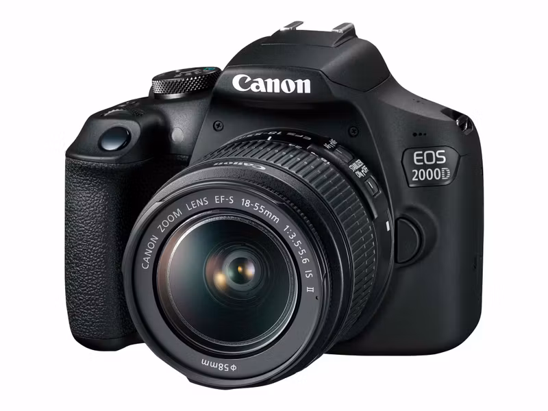 Canon EOS 2000D 24.1Megapixel Digitalkamera Svart