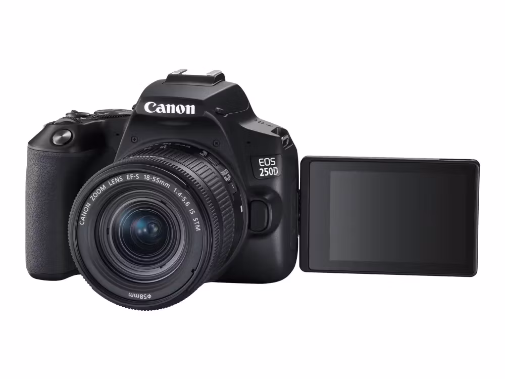 Canon EOS 250D 24.1Megapixel Digitalkamera Svart