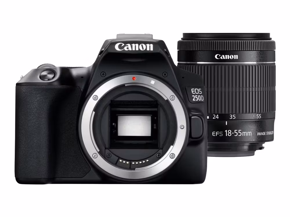 Canon EOS 250D 24.1Megapixel Digitalkamera Svart